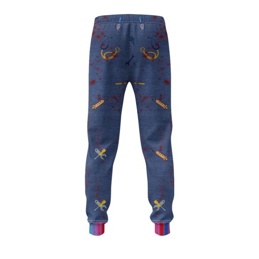 Gearhumans 3D Chucky Childs Play Custom Sweatpants - Image 2