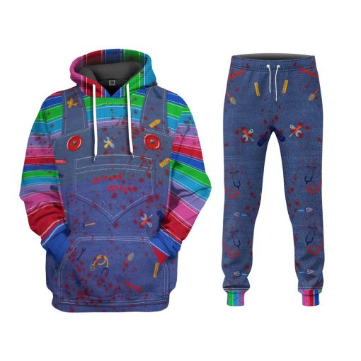Gearhumans 3D Chucky Childs Play Custom Sweatpants - Image 4