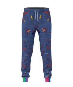 Gearhumans 3D Chucky Childs Play Custom Sweatpants