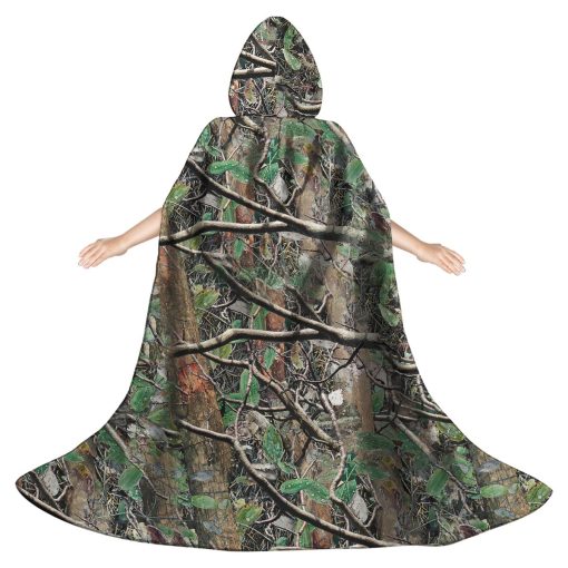 Gearhumans 3D Hunting Camouflage Custom Hooded Cloak