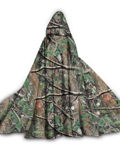 Gearhumans 3D Hunting Camouflage Custom Hooded Cloak