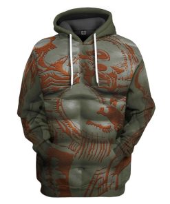 Gearhumans 3D Guardian Of The Galaxy Drax The Destroyer Costume Custom Tshirt Hoodie Apparel