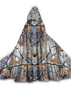 Gearhumans 3D Hunting Camouflage Custom Hooded Cloak