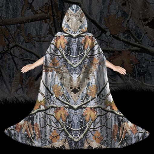 Gearhumans 3D Hunting Camouflage Custom Hooded Cloak - Image 4