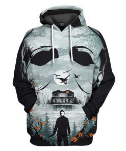 Gearhumans 3D Halloween Michale Myers Custom Apparel