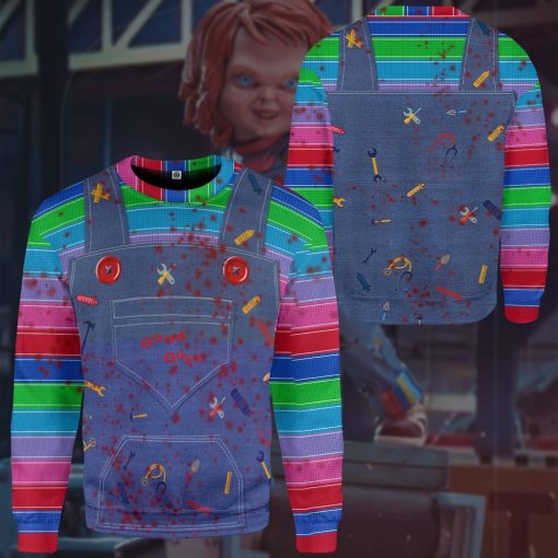 Gearhumans 3D Chucky Childs Play Custom Tshirt Hoodie Apparel - Image 17