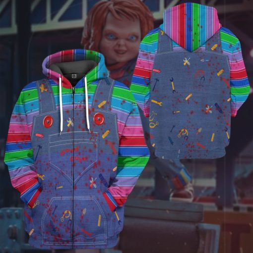 Gearhumans 3D Chucky Childs Play Custom Tshirt Hoodie Apparel - Image 18