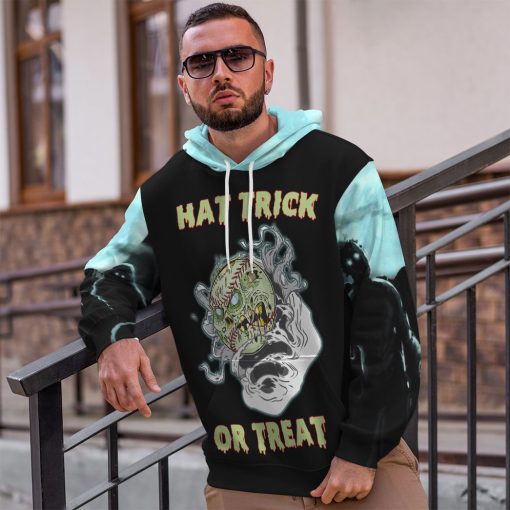 Gearhumans 3D Baseball Hat Trick Or Treat Custom Apparel - Image 11