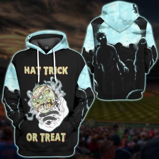 Gearhumans 3D Baseball Hat Trick Or Treat Custom Apparel - Image 12