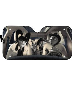Gearhumans 3D Frankenweenie Custom Car Auto Sunshade