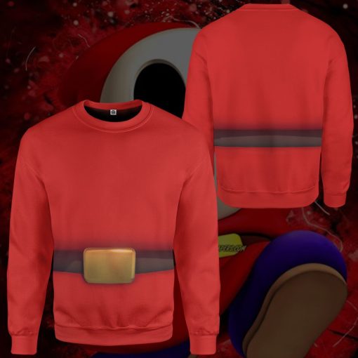 Gearhumans 3D Mario Shyguy Custom Tshirt Hoodie Apparel