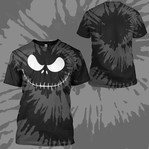 Gearhumans 3D Nightmare Before Christmas Jack Tie Dye Apparel