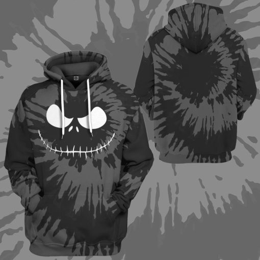 Gearhumans 3D Nightmare Before Christmas Jack Tie Dye Apparel