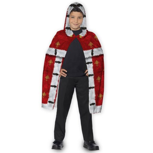 Gearhumans 3D Freddie Merc Queen Cape Custom Hooded Cloak