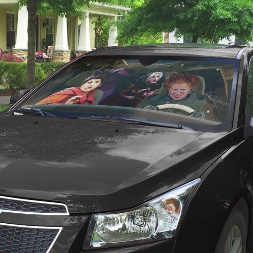 Gearhumans 3D Hocus Pocus Custom Car Auto Sunshade