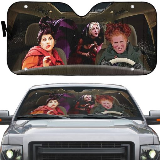 Gearhumans 3D Hocus Pocus Custom Car Auto Sunshade