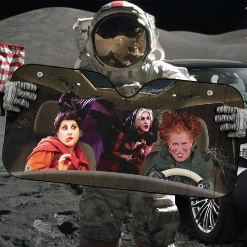 Gearhumans 3D Hocus Pocus Custom Car Auto Sunshade