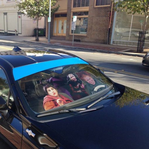 Gearhumans 3D Hocus Pocus Custom Car Auto Sunshade