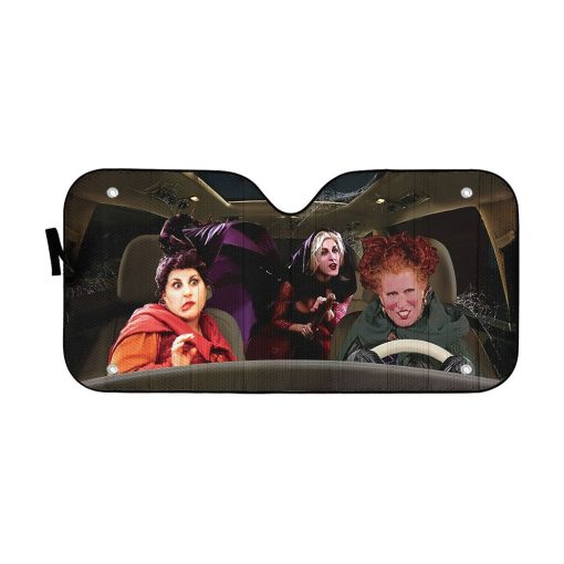Gearhumans 3D Hocus Pocus Custom Car Auto Sunshade