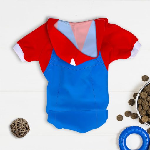 Gearhumans 3D Mario Custom Pet Hoodie
