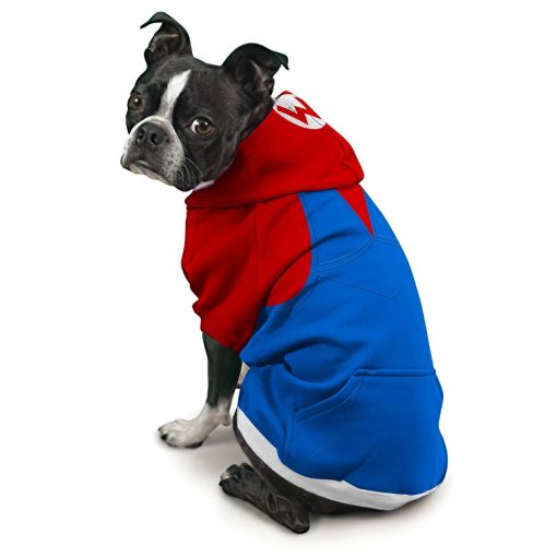 Gearhumans 3D Mario Custom Pet Hoodie