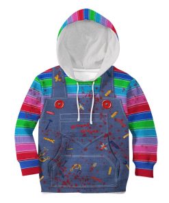 Gearhumans 3D Chucky Childs Play Custom Kid Hoodie