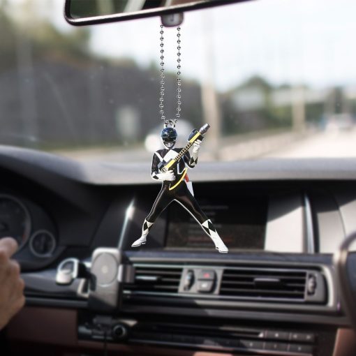 Gearhumans 3D Mighty Morphin Black Power Rangers Custom Christmas Ornament - Image 3