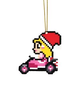 Gearhumans 3D Merry Christmas Koopa Troopa 8 bit Go Go Custom Ornaments