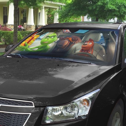Gearhumans 3D Max The Dog And Grinch Ver 2 Custom Car Auto Sunshade 11 Gearhumans 3D Max The Dog And Grinch Ver 2 Custom Car Auto Sunshade