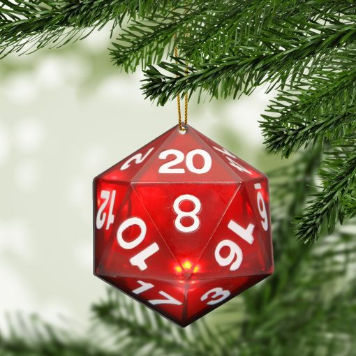 Gearhumans 3D DnD Dice Custom Ornament