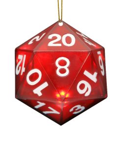 Gearhumans 3D DnD Dice Custom Ornament