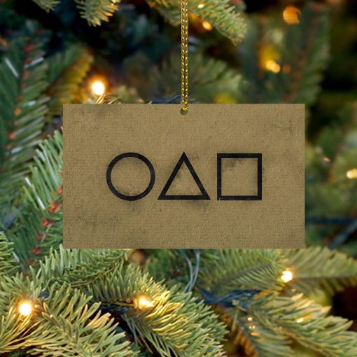 Gearhumans 3D Squid Game Invitation Card Christmas Custom Plastic Ornaments 2 Gearhumans 3D Squid Game Invitation Card Christmas Custom Plastic Ornaments - Image 2