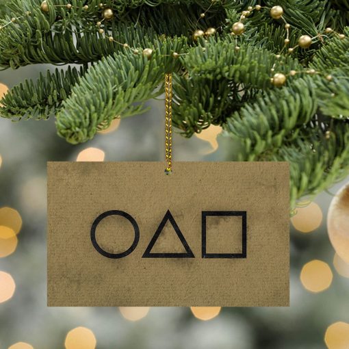 Gearhumans 3D Squid Game Invitation Card Christmas Custom Plastic Ornaments 3 Gearhumans 3D Squid Game Invitation Card Christmas Custom Plastic Ornaments - Image 3