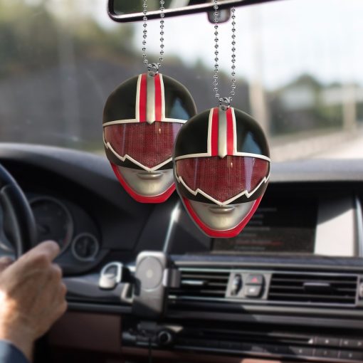 Gearhumans 3D Time Force Quantum Red Power Rangers Christmas Custom Ornament 2 Gearhumans 3D Time Force Quantum Red Power Rangers Christmas Custom Ornament - Image 2