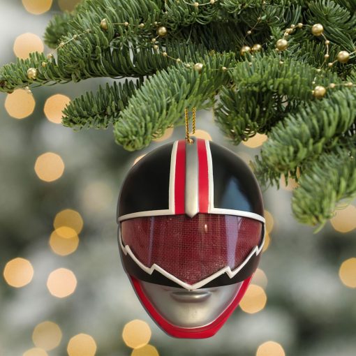 Gearhumans 3D Time Force Quantum Red Power Rangers Christmas Custom Ornament 3 Gearhumans 3D Time Force Quantum Red Power Rangers Christmas Custom Ornament - Image 3
