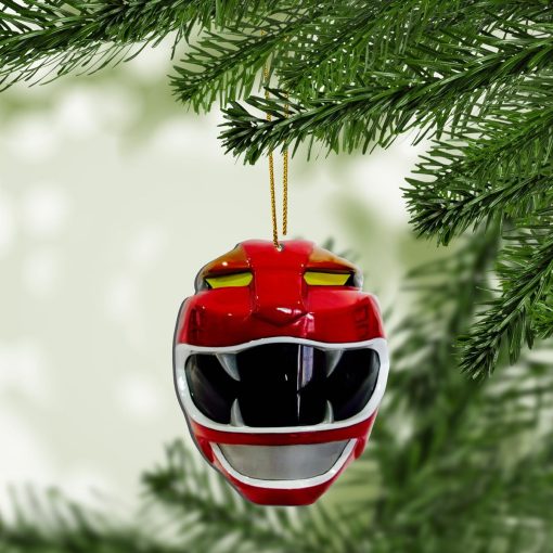 Gearhumans 3D Wild Force Red Power Rangers Christmas Custom Ornament 3 Gearhumans 3D Wild Force Red Power Rangers Christmas Custom Ornament - Image 3