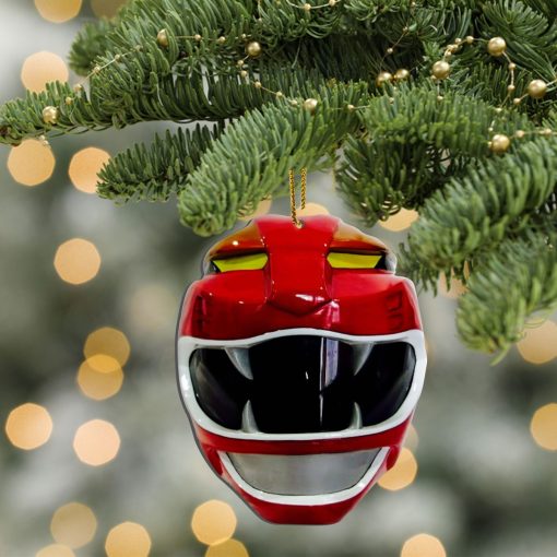 Gearhumans 3D Wild Force Red Power Rangers Christmas Custom Ornament 4 Gearhumans 3D Wild Force Red Power Rangers Christmas Custom Ornament - Image 4