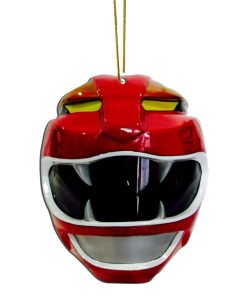 Gearhumans 3D Wild Force Red Power Rangers Christmas Custom Ornament