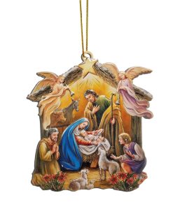 Gearhumans 3D Merry Christmas The Nativity Of Jesus Custom Ornament