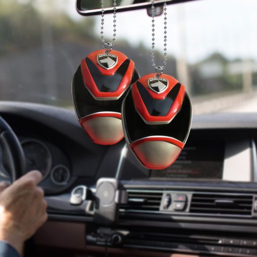 Gearhumans 3D SPD Red Power Rangers Christmas Custom Ornament - Image 2