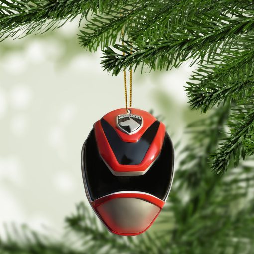 Gearhumans 3D SPD Red Power Rangers Christmas Custom Ornament - Image 3