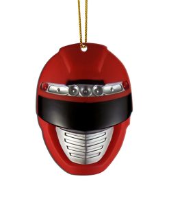 Gearhumans 3D Overdrive Red Power Rangers Christmas Custom Ornament