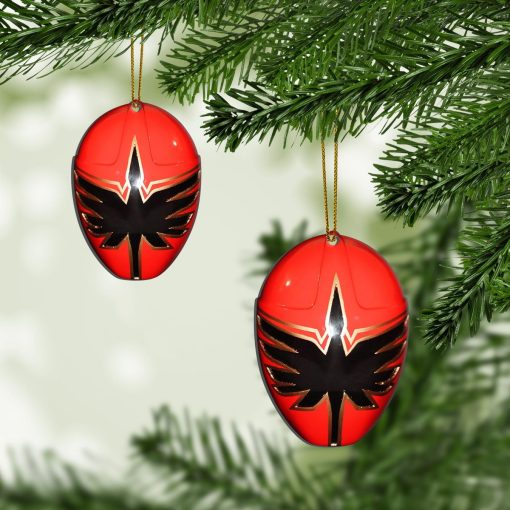 Gearhumans 3D Mystic Force Red Power Rangers Christmas Custom Ornament - Image 3
