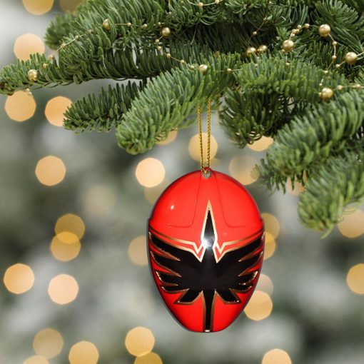 Gearhumans 3D Mystic Force Red Power Rangers Christmas Custom Ornament - Image 4