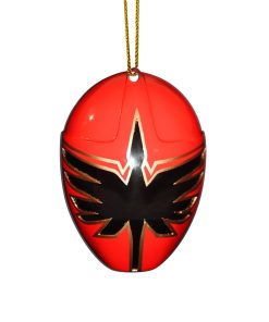 Gearhumans 3D Mystic Force Red Power Rangers Christmas Custom Ornament