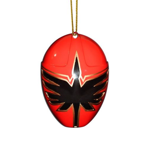 Gearhumans 3D Mystic Force Red Power Rangers Christmas Custom Ornament