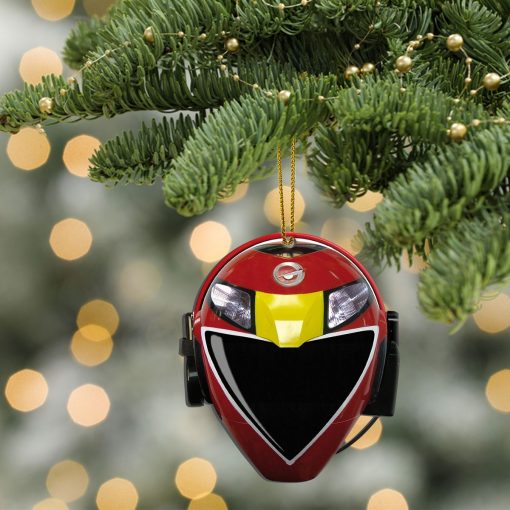 Gearhumans 3D RPM Red Power Rangers Christmas Custom Ornament - Image 4