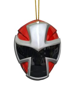 Gearhumans 3D Super Ninja Steel Red Power Rangers Christmas Custom Ornament