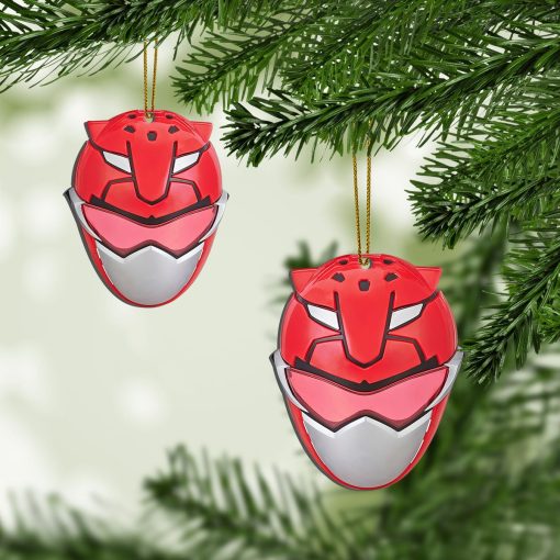 Gearhumans 3D Beast Morphers Red Power Rangers Christmas Custom Ornament 3 Gearhumans 3D Beast Morphers Red Power Rangers Christmas Custom Ornament - Image 3
