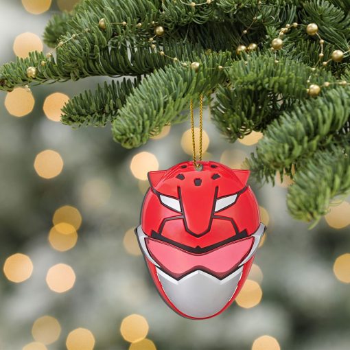 Gearhumans 3D Beast Morphers Red Power Rangers Christmas Custom Ornament 4 Gearhumans 3D Beast Morphers Red Power Rangers Christmas Custom Ornament - Image 4